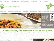 Tablet Screenshot of eco-gecko.com